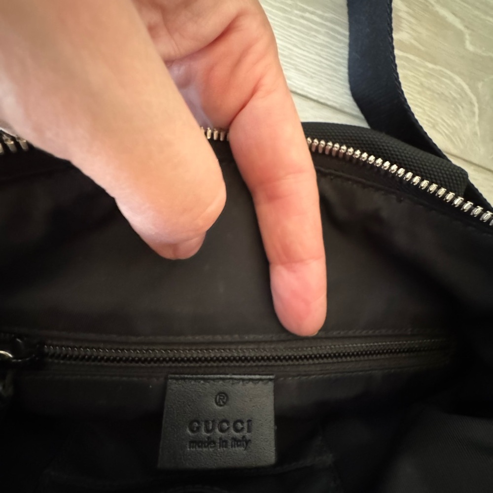 Gucci Techno Canvas Web Small Flat Messenger Bag … - image 3